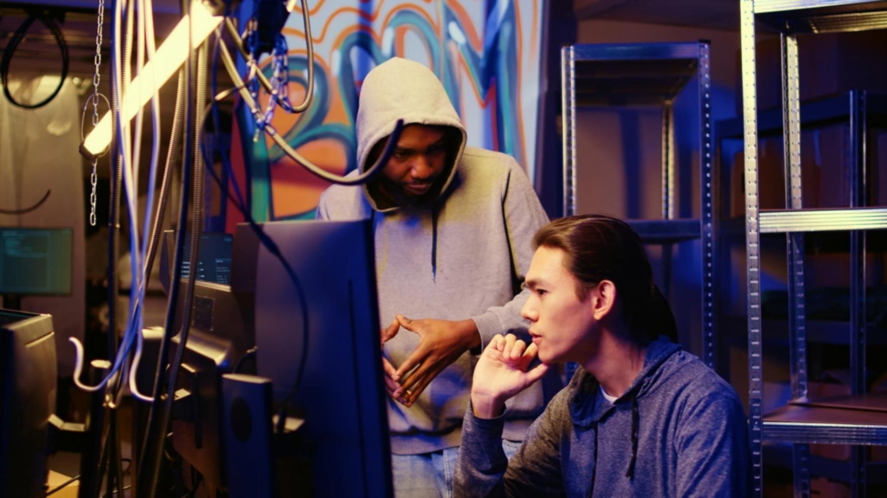 Студенты работают над практическими проектами по машинному обучению